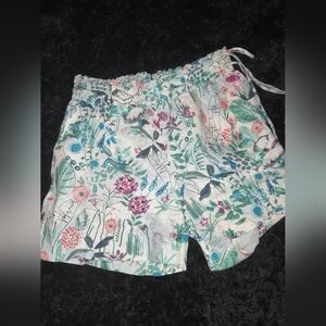 Joules Floral Linen Shorts